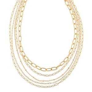 Multi Shape & Chain Necklace